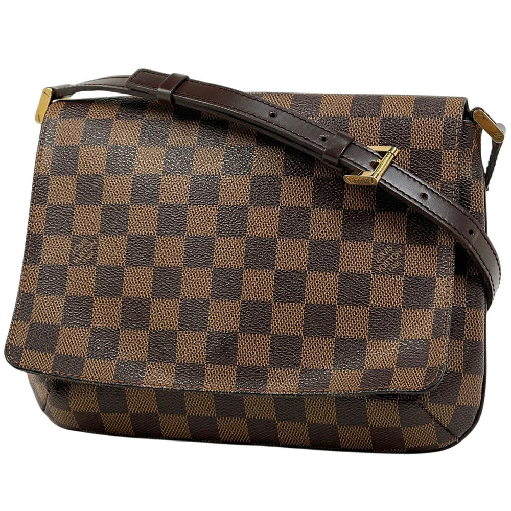 Louis Vuitton Musette Tango Short Shoulder Bag Damier Brown
